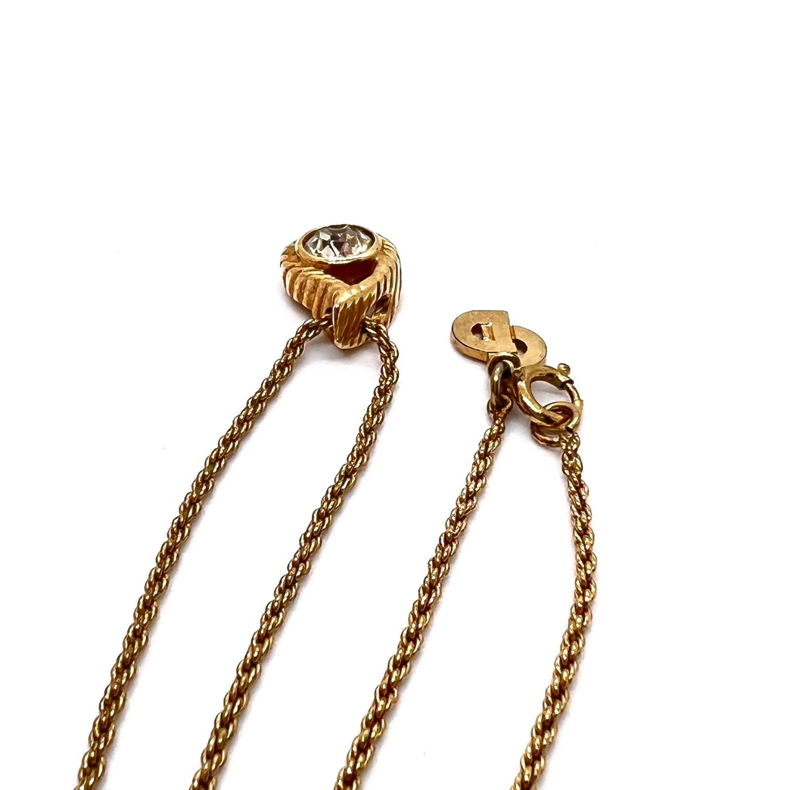 ネックレス Dior Christian ディオール 美品 ゴールド×パール ネックレス Dior Christian ディオール 美品 ゴールド×パール