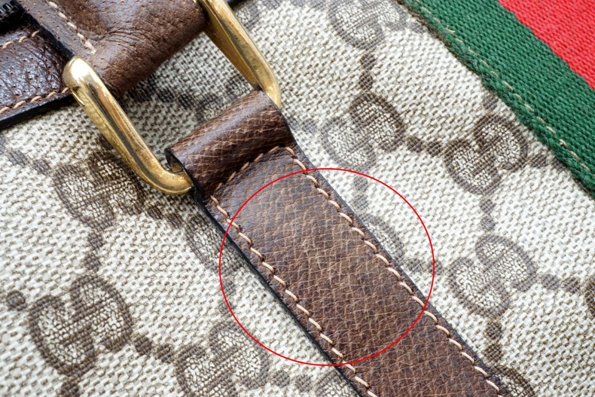 オールド グッチ ヴィンテージ ミニ ボストン ハンドバッグ トート GG