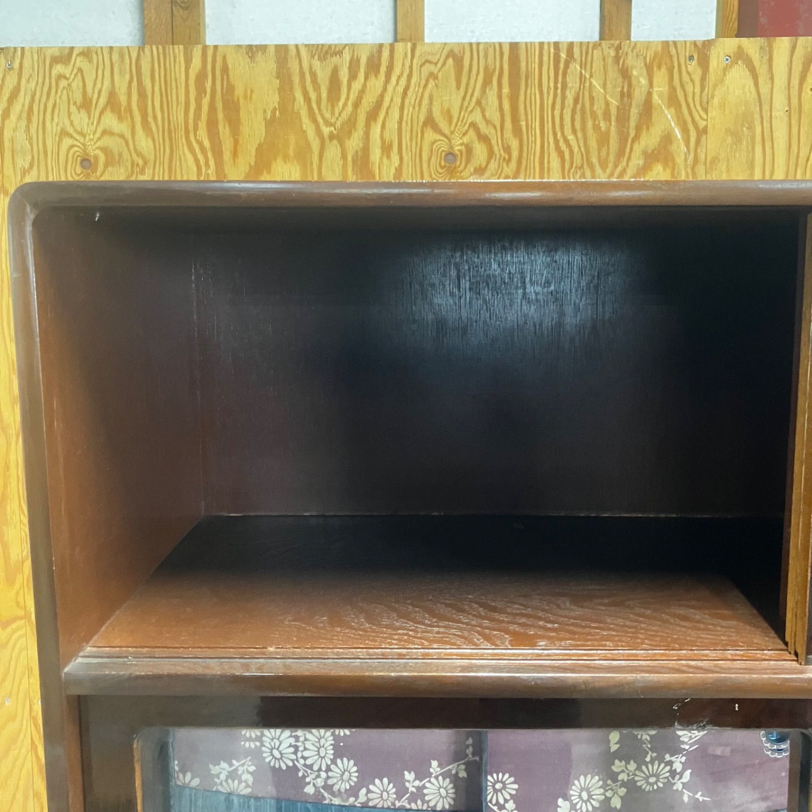 M【値下げ交渉可能】和ダンス 昭和レトロ 中型茶タンス 古家具 古民家