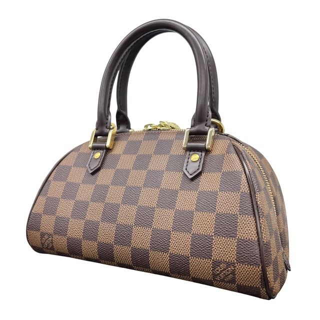 LOUIS VUITTON 極美品 ルイヴィトン リベラ ミニ ダミエ エベヌ N41436