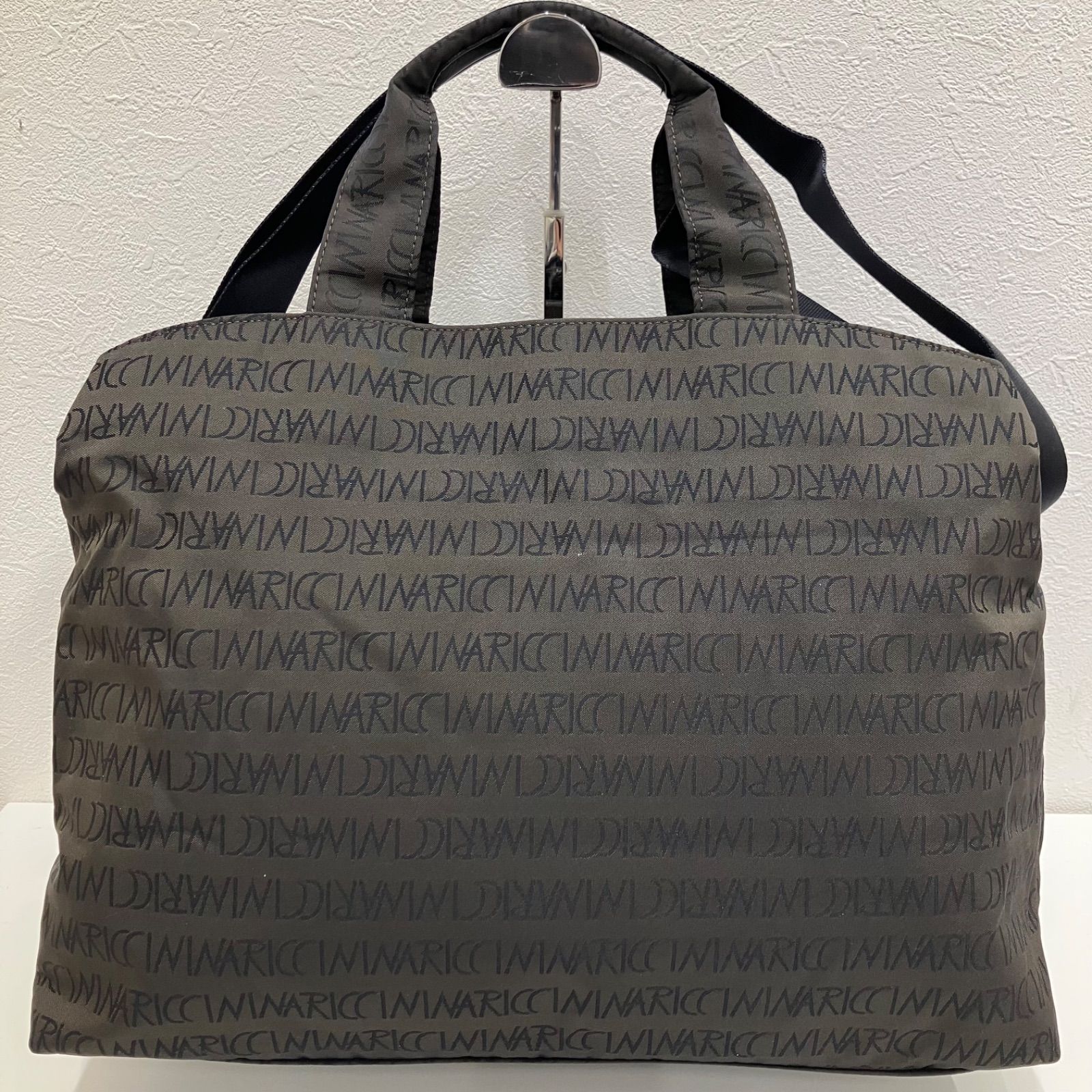 8562 NINA RICCI ニナリッチ ボストンバッグ 2way 旅行 大きめ ロゴ 総 