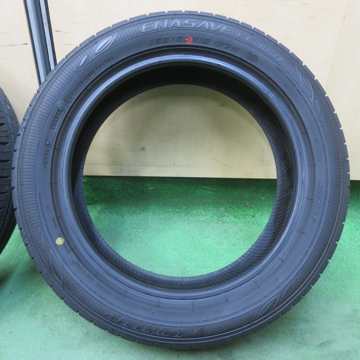 新車外し！25年☆165/60R15 ダンロップ エナセーブ EC300+ タイヤ 15