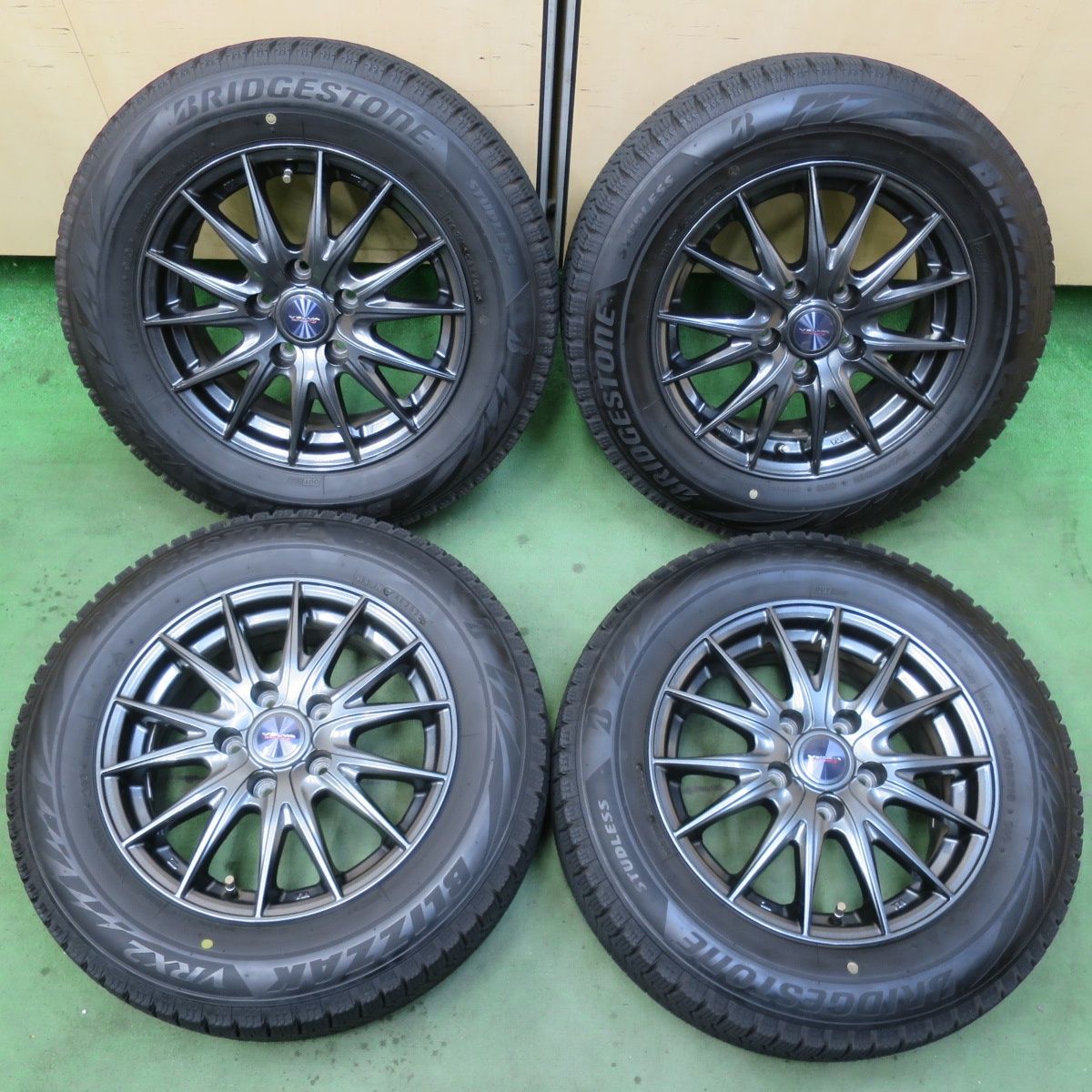 バリ溝！22年！キレイ！9分☆スタッドレス 195/65R15 ブリヂストン