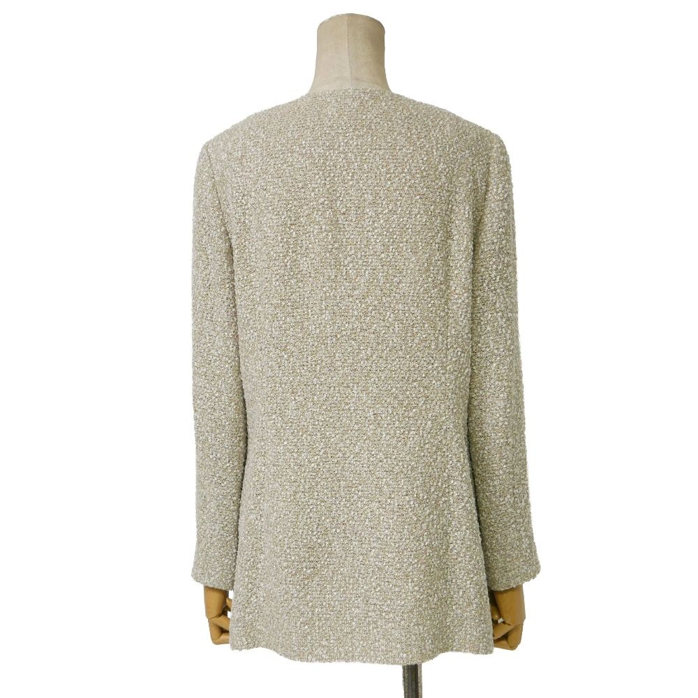 jun ashida ジュン アシダ ノーカラージャケット サイズ11 ツイード