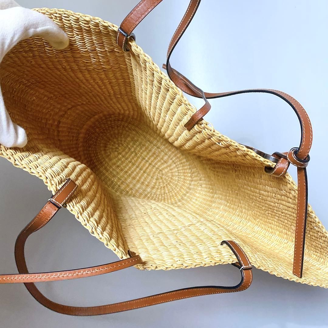 LOEWE / アナグラム シェルバスケットバッグ ミディアム かごバッグ