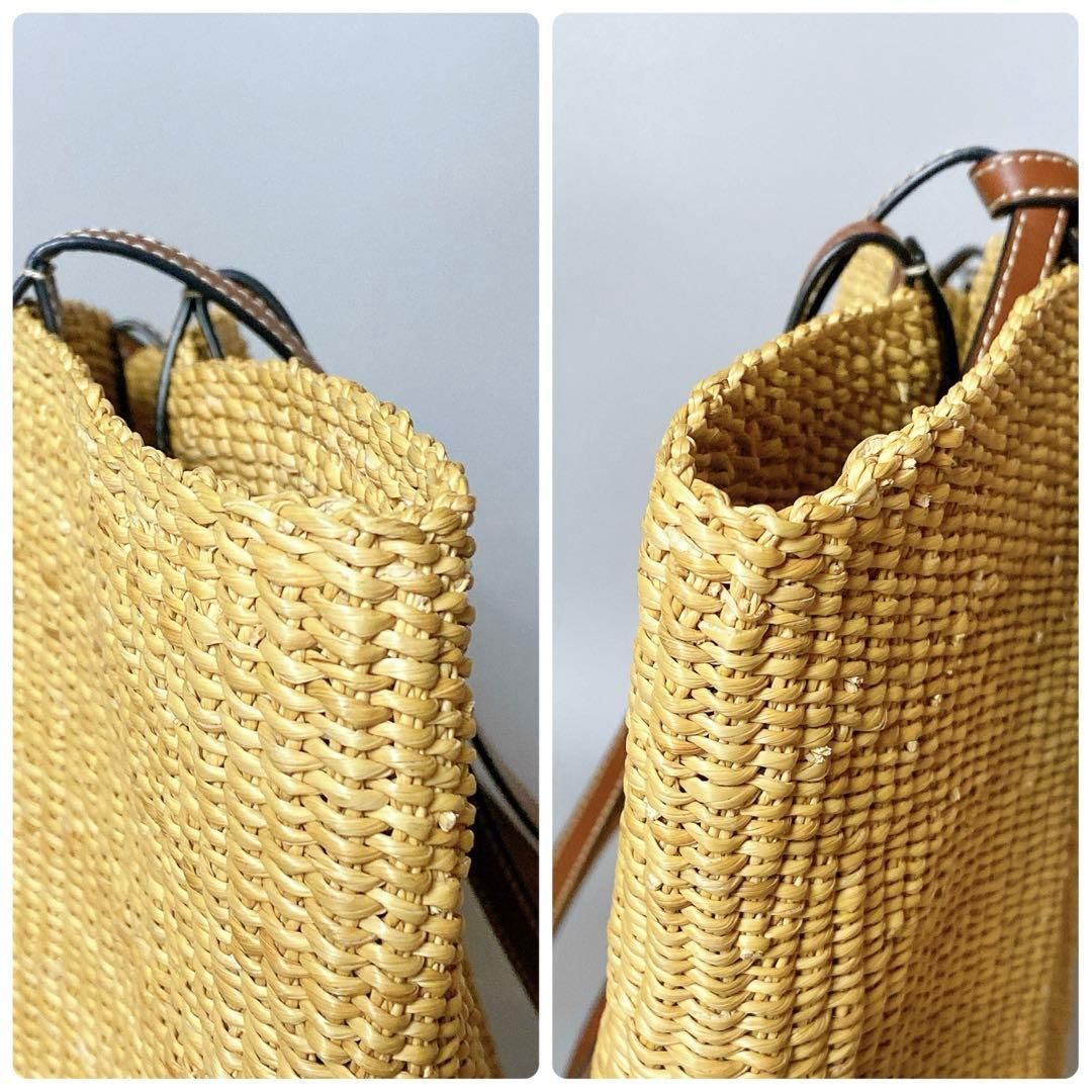 LOEWE / アナグラム シェルバスケットバッグ ミディアム かごバッグ