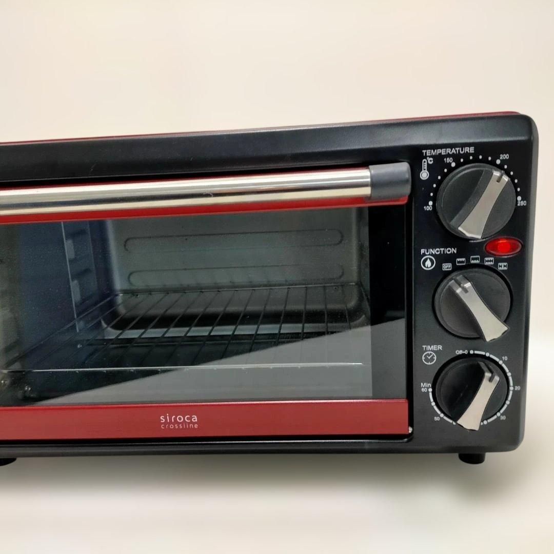 siroca コンベクションオーブン 赤　SCO-213 オーブン ノンフライオーブンモード搭載! シロカの「コンベクションオーブン」が