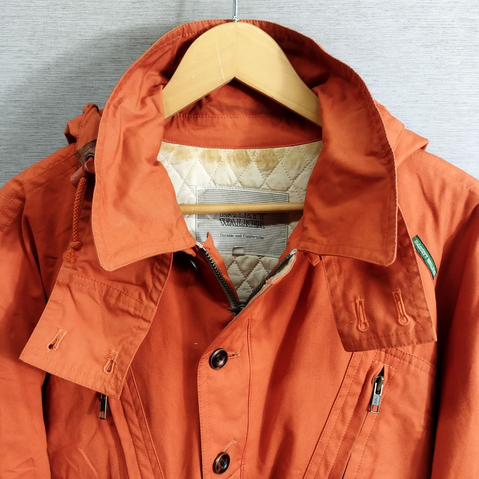 BASSETT WALKER バセットウォーカー 中綿 ジップアップ ジャケット 