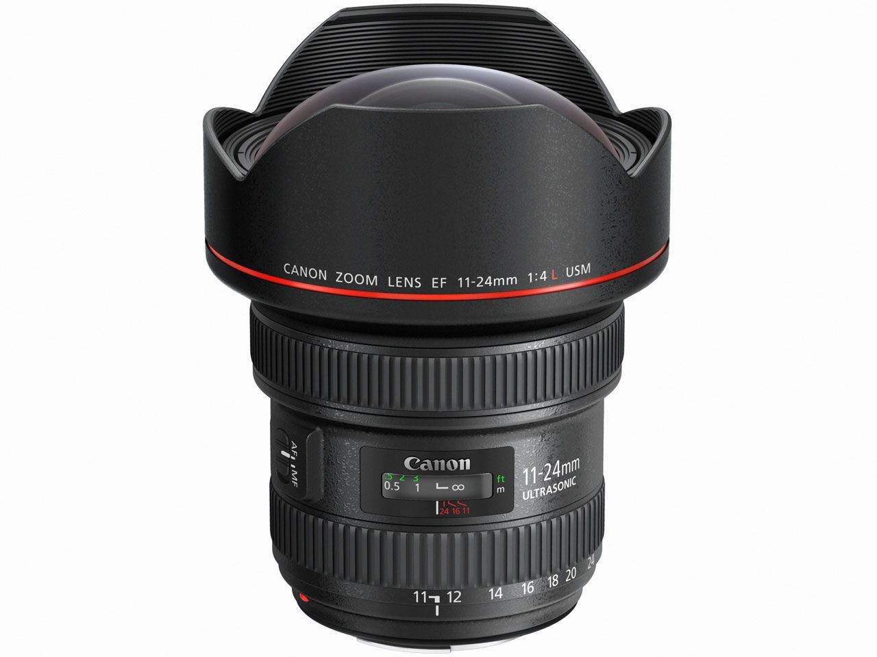 未使用　CANON　EF11-24mm F4L USM　焦点距離11～24mmの超広角ズームレンズ　展示美品
