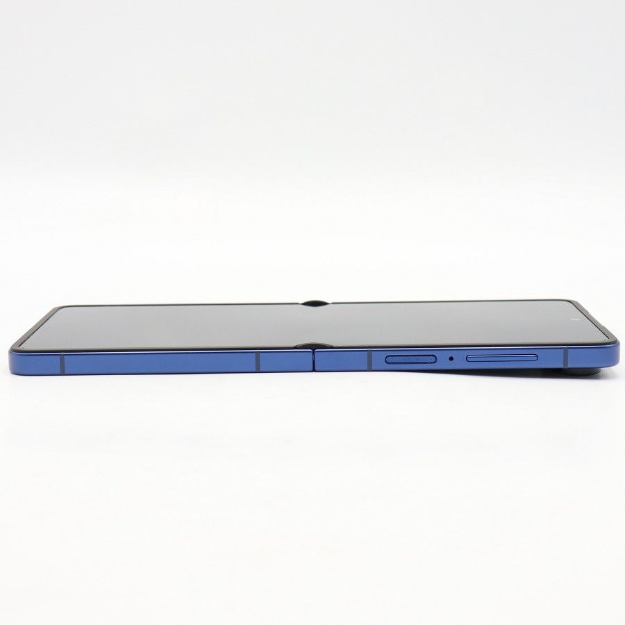 美品】SAMSUNG Galaxy Z Flip7 SM-F766Q ブルー シャドウ 国内版SIM