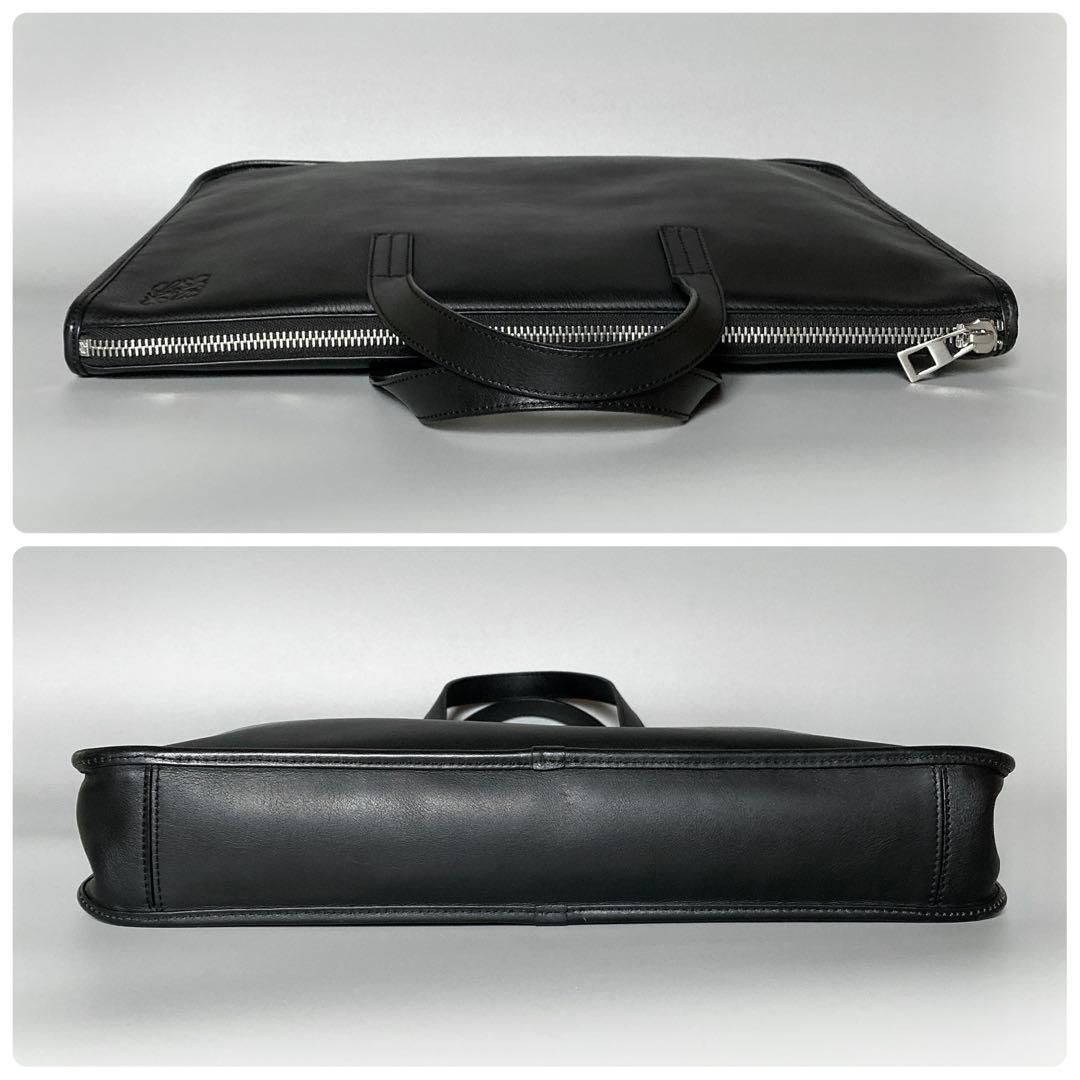 LOEWE / アナグラム ブリーフケース ビジネスバッグ ブラック メンズ