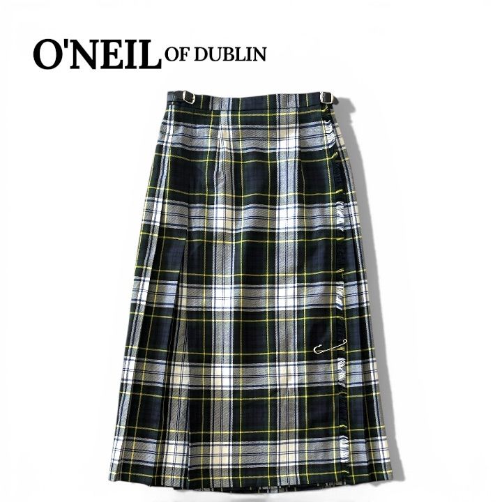 O'NEIL OF DUBLIN オニールオブダブリン プリーツラップスカート