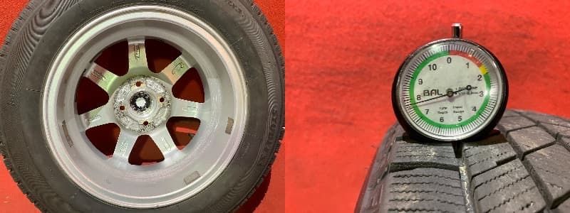 中古スタッドレスタイヤホイールセット【175/65R14 BRIDGESTONE VRX3