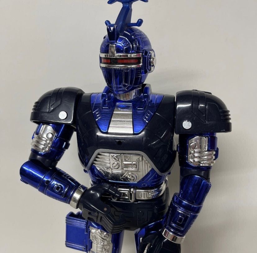 中古 メタリックヒーローフィギュアまとめ 重甲ビーファイター ブルー