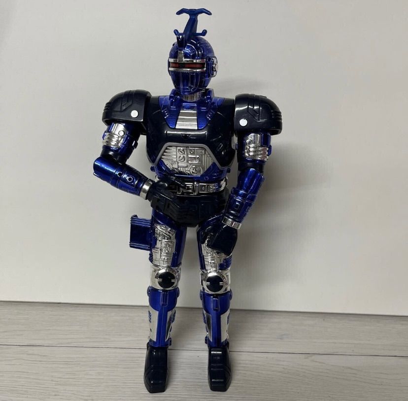 中古 メタリックヒーローフィギュアまとめ 重甲ビーファイター ブルー