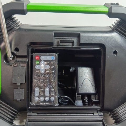 HITACHI 日立 ラジオ付きテレビ UR18DSML グリーン 程度B アダプタ