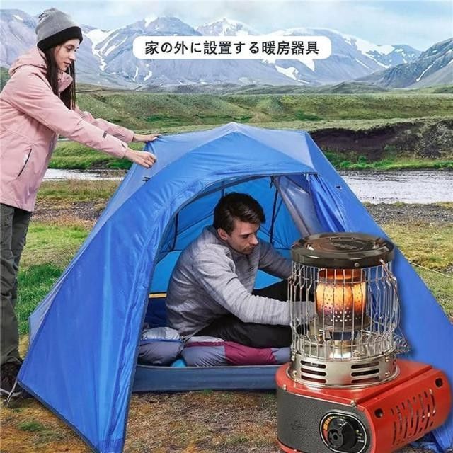 カセットガスストーブ 新品未開封1台3役 水を加熱 で料理、暖房 ガス