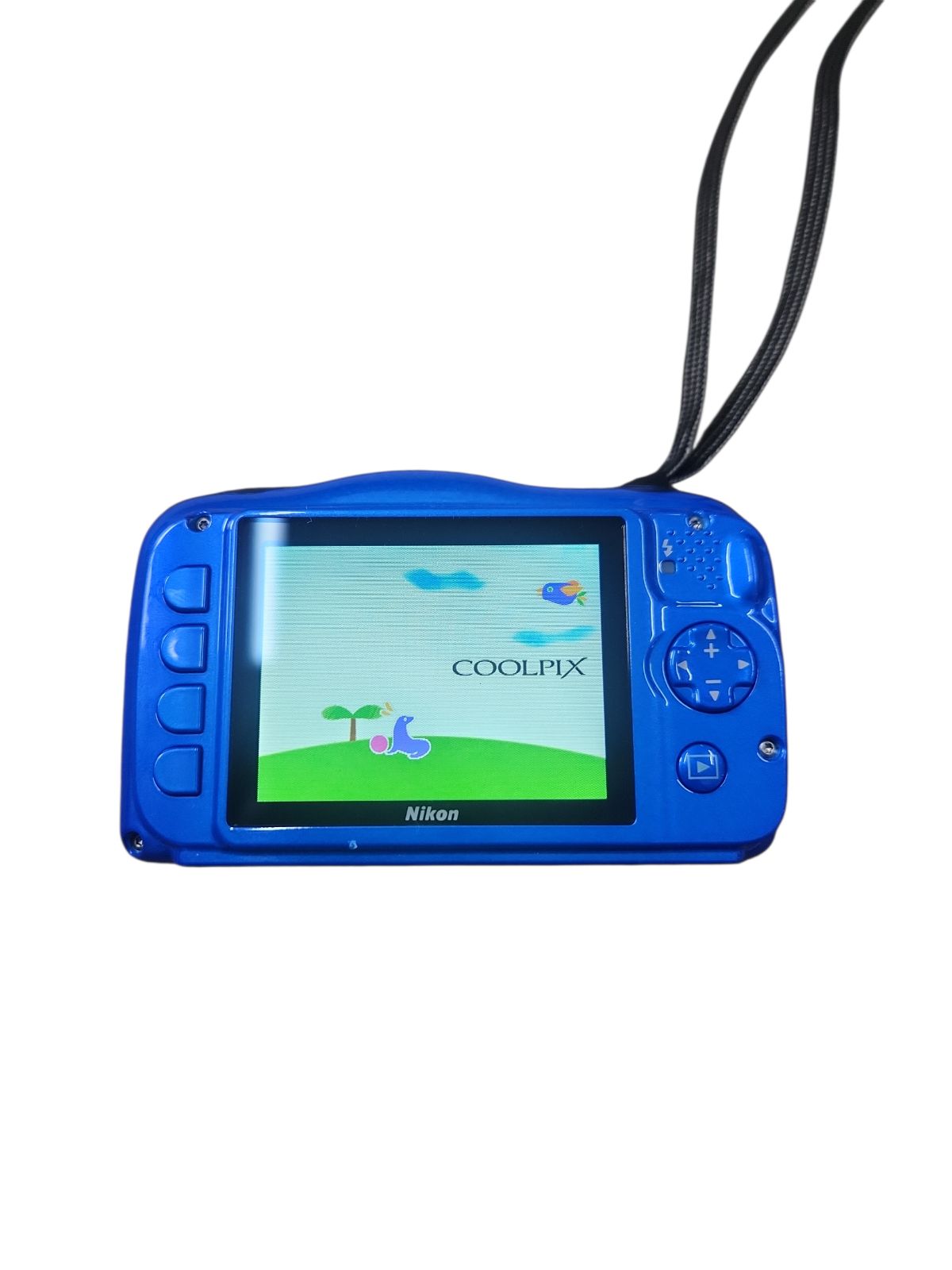 美品 ニコン Nikon COOLPIX S33 青 防水カメラ - メルカリ