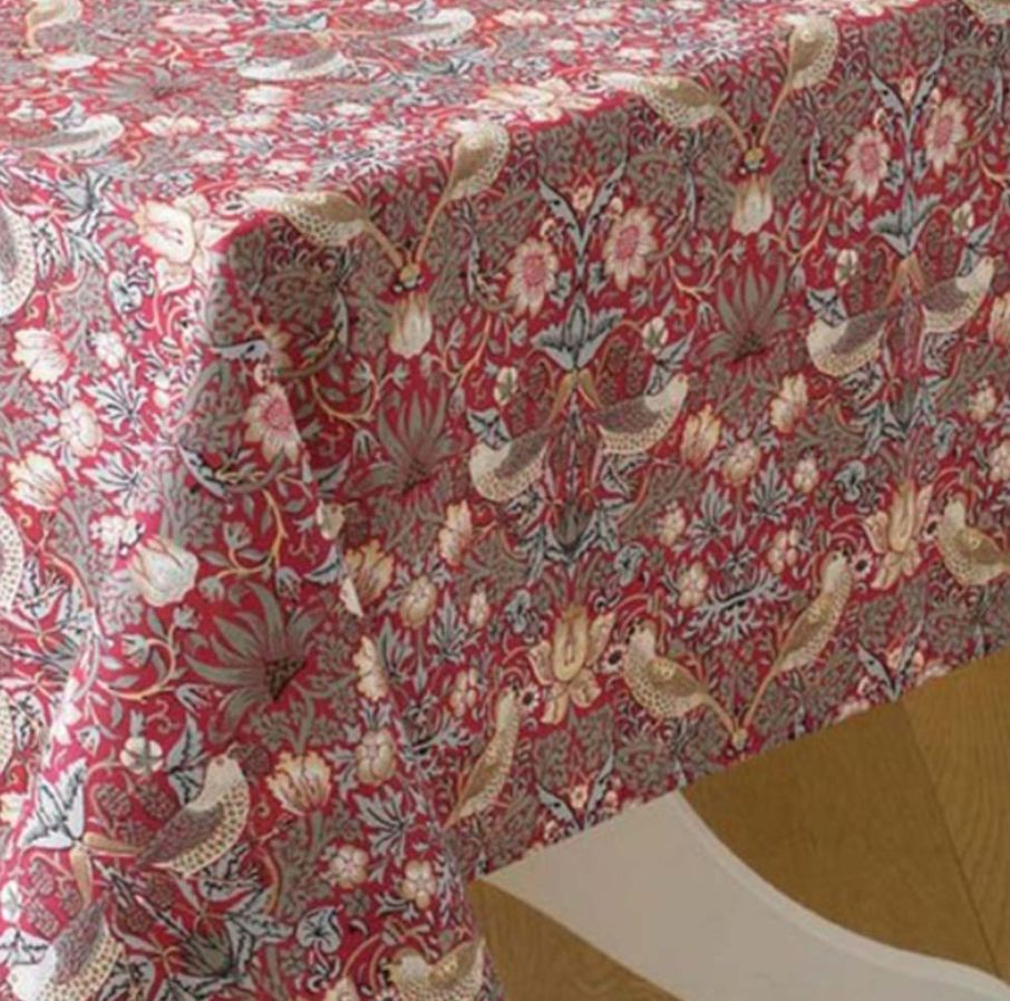 ウィリアムモリス コットン テーブルクロス 長方形 - メルカリ