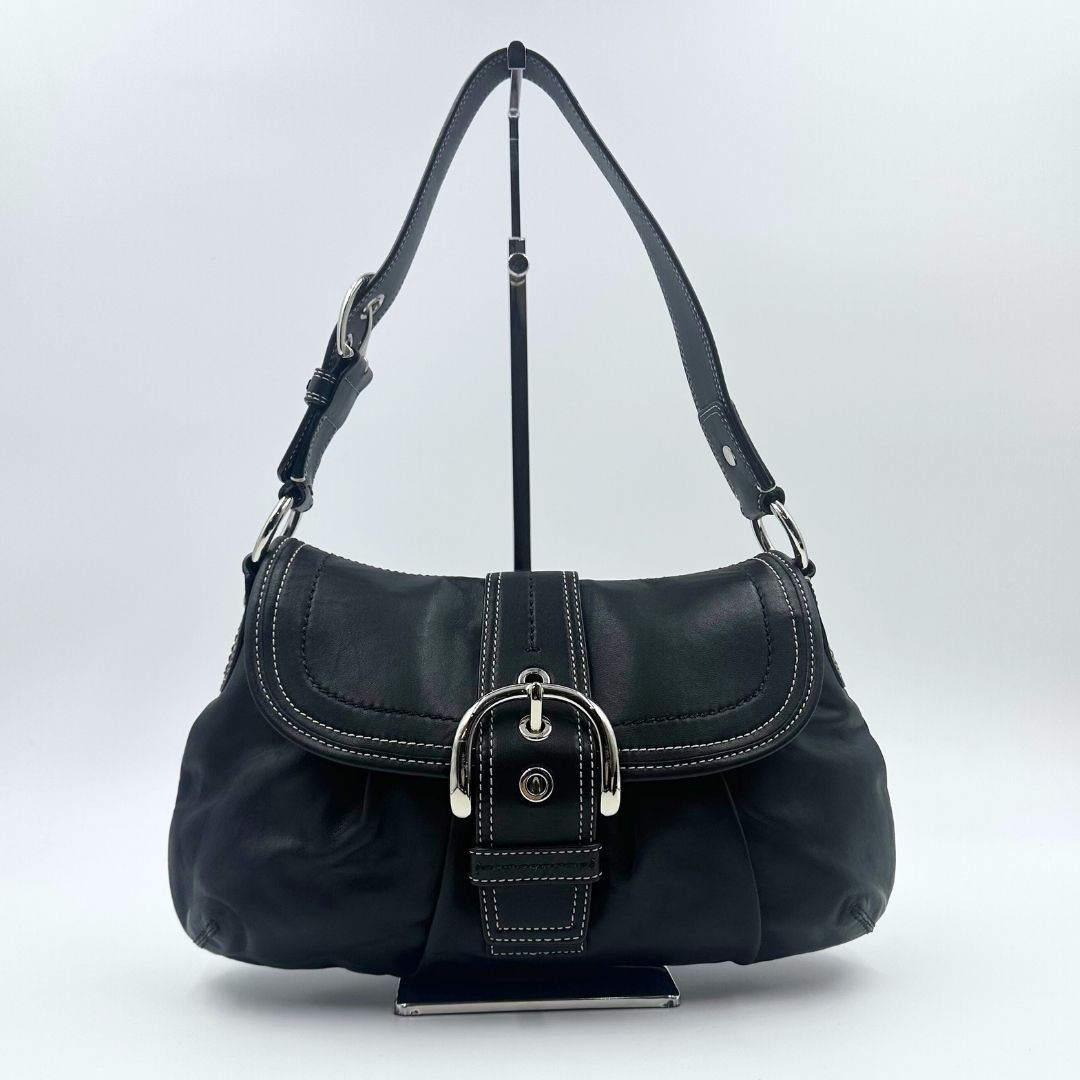 美品】Coach ソーホー ベルト レザー ワンショルダーバッグ - メルカリ