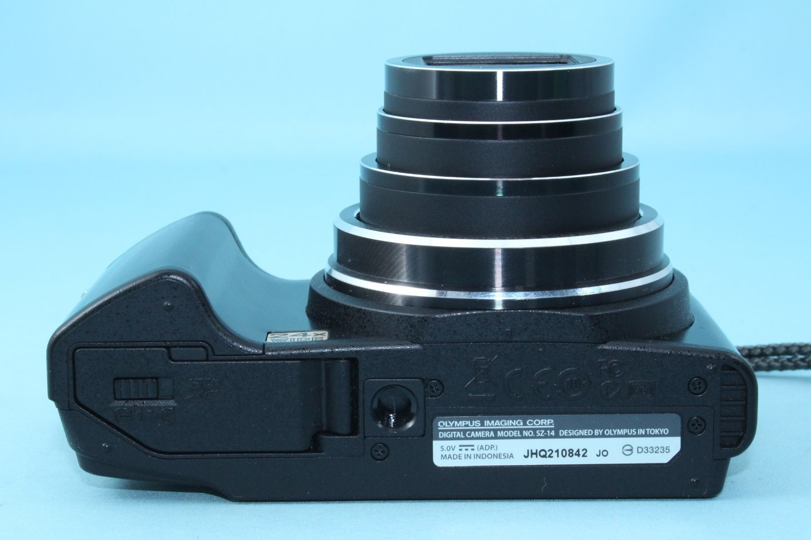美品 OLYMPUS SZ-14 ブラック 返品保証 オリンパス コンパクトデジタル
