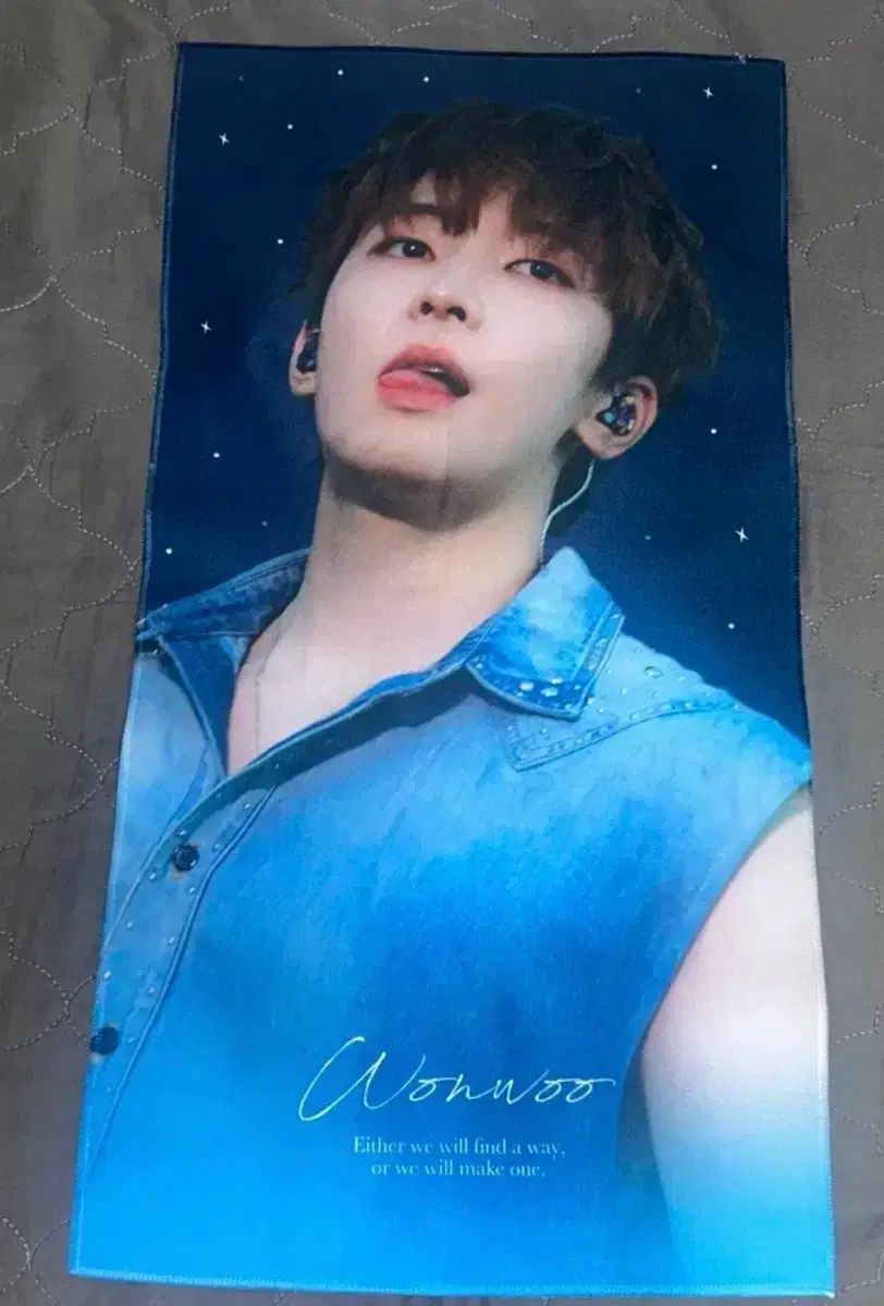 SEVENTEEN ミニフォトブランケット WONWOO スローガン　ウォヌ SEVENTEEN(セブンティーン・セブチ) ウォヌ(WONWOO) スローガン 出品