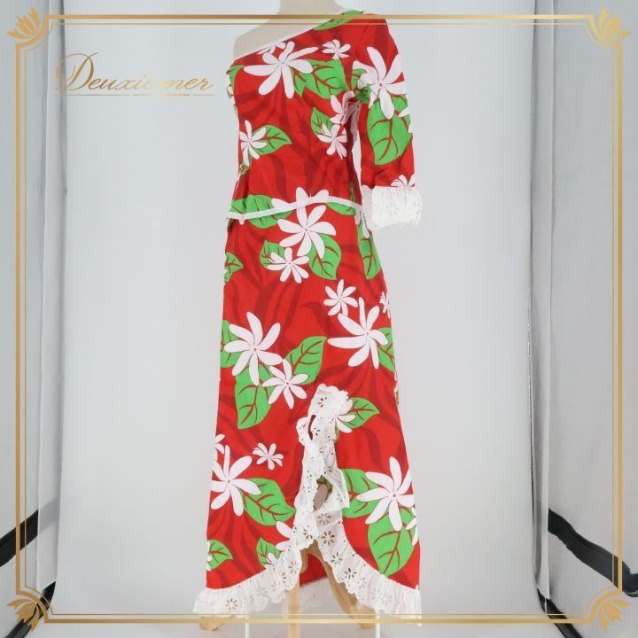 フラダンス 衣装 ツーピース セットアップ 上下セット タリーズ