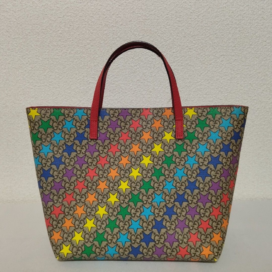 美品 グッチ GGスプリーム チルドレンズ レインボー スター