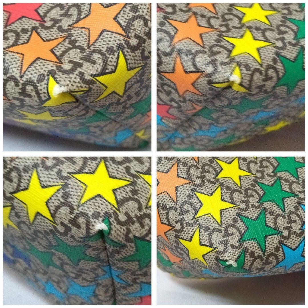 美品 グッチ GGスプリーム チルドレンズ レインボー スター