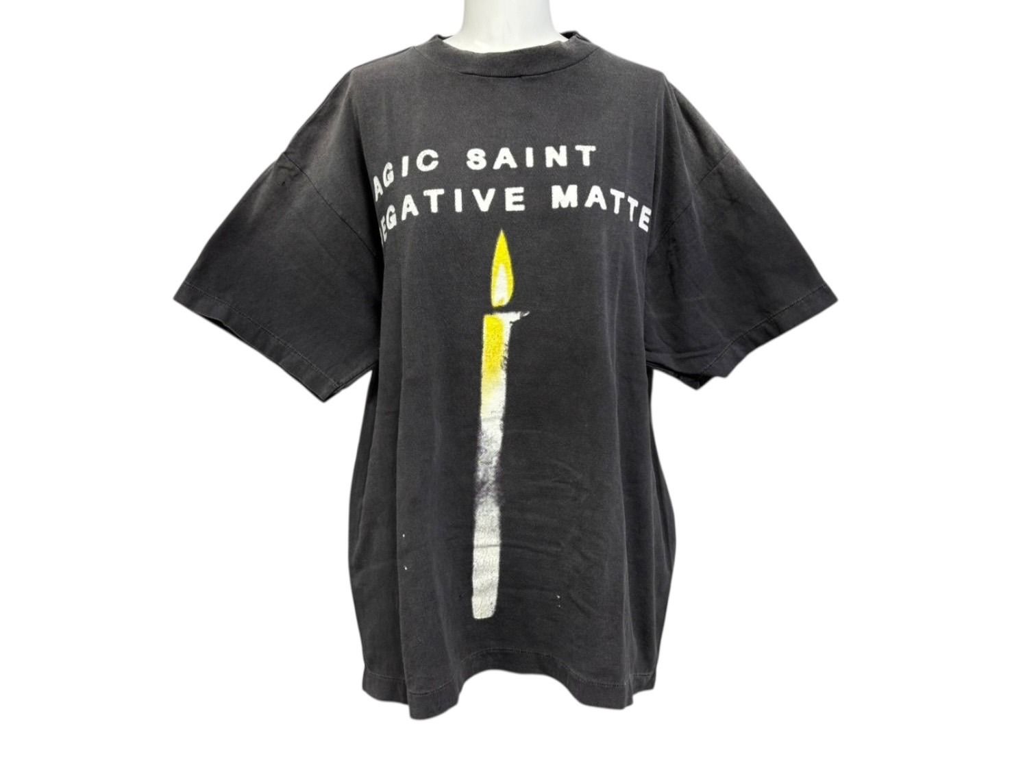 極美品 SAINT MICHAEL セントマイケル 25SS CANDLE TEE 半袖Tシャツ SM