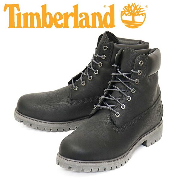 Timberland (ティンバーランド) A6G1R-A9N 6in PREM WP BT 6インチプレミアムウォータープルーフブーツ Black TB615 US11-約29.0cm