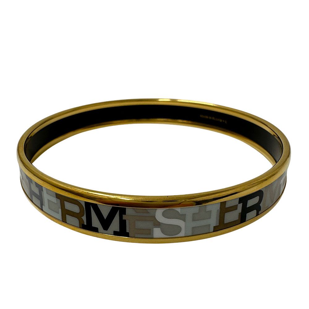 エルメス HERMES バングル カレーシュ エマイユ PM レディース