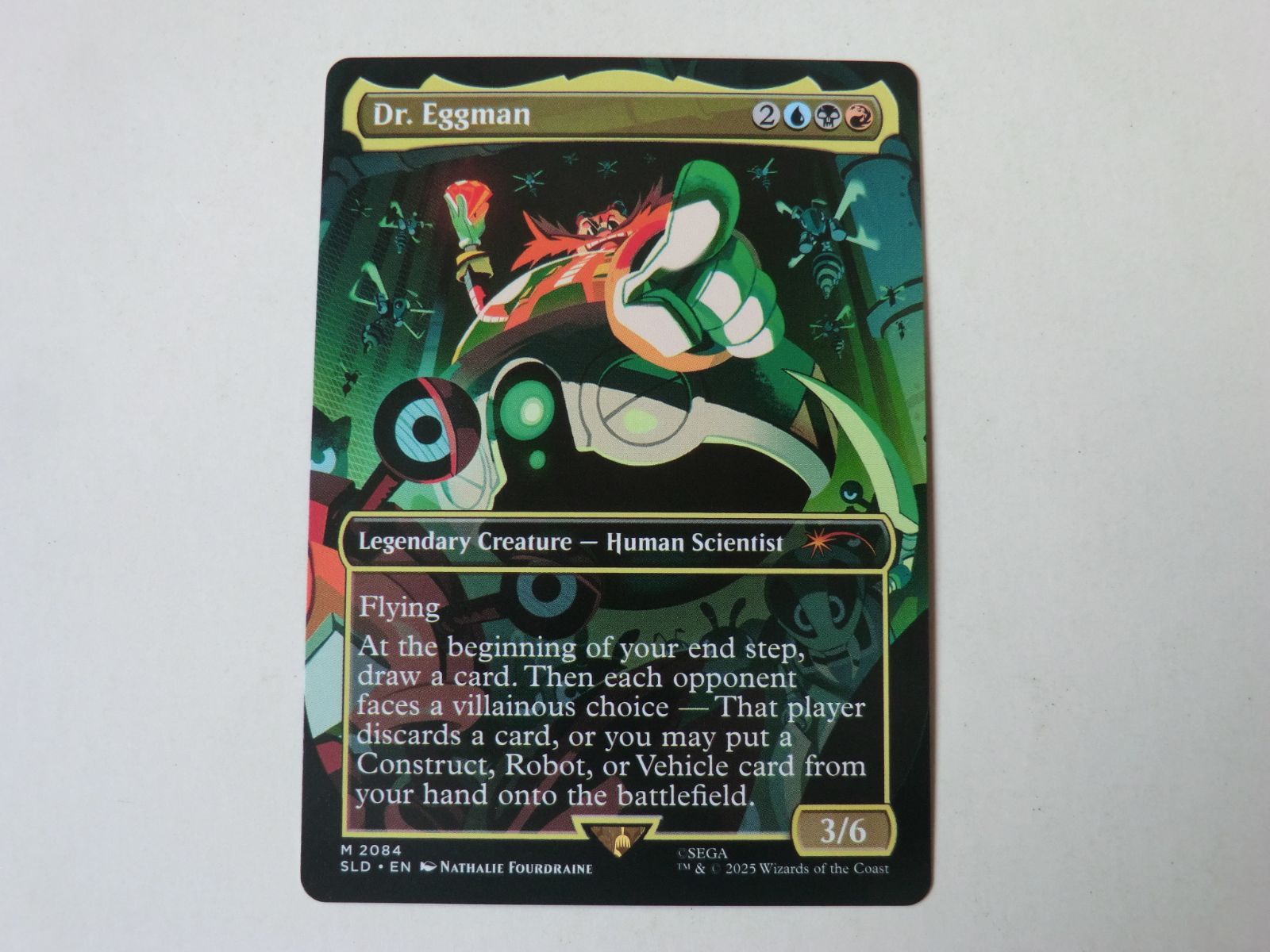 MTG Dr. Eggman（ボーダーレス） Secret Lair x Sonic 英語 1枚 - メルカリ