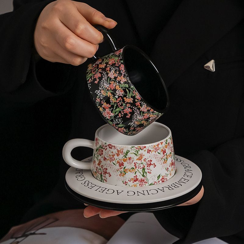 コーヒーカップ ソーサー セット ティータイム ギフト セラミック
