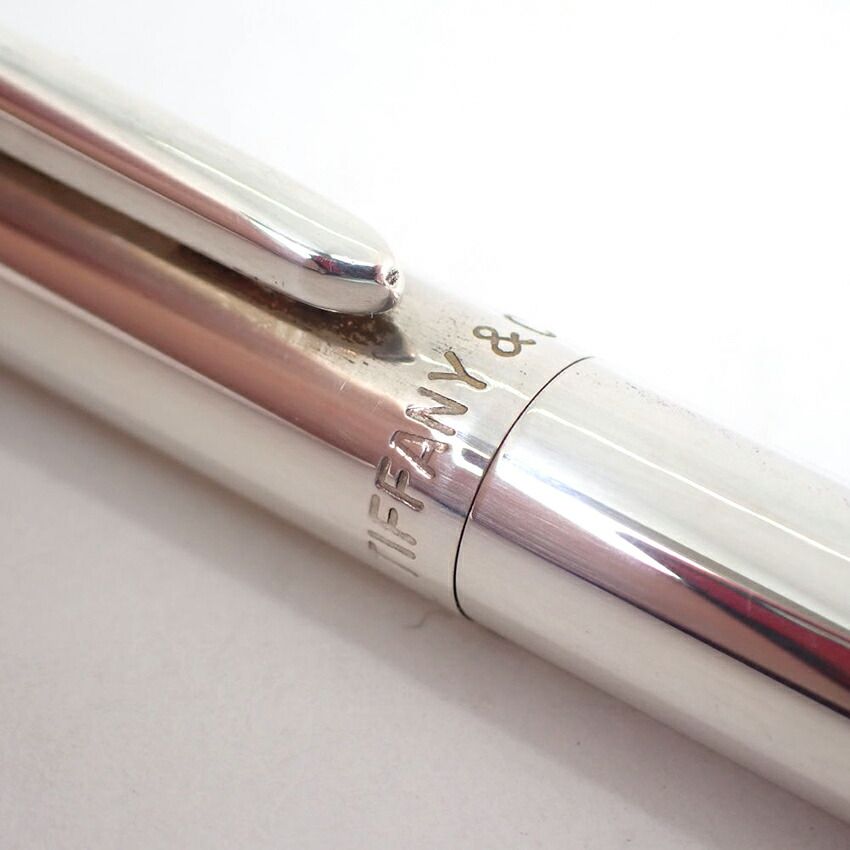 ティファニー 925 シルバーカラー ツイスト式 ボールペン//j136-23