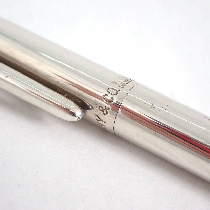 ティファニー 925 シルバーカラー ツイスト式 ボールペン//j136-23