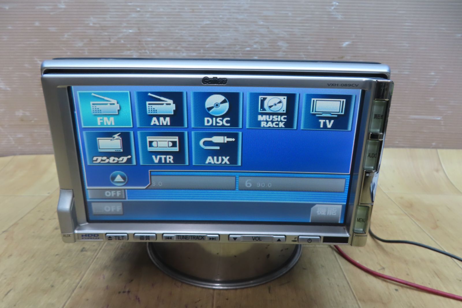 動作保証付F5426/ホンダ純正 VXH-089CV HDDナビ 地図2007年 CD DVD再生