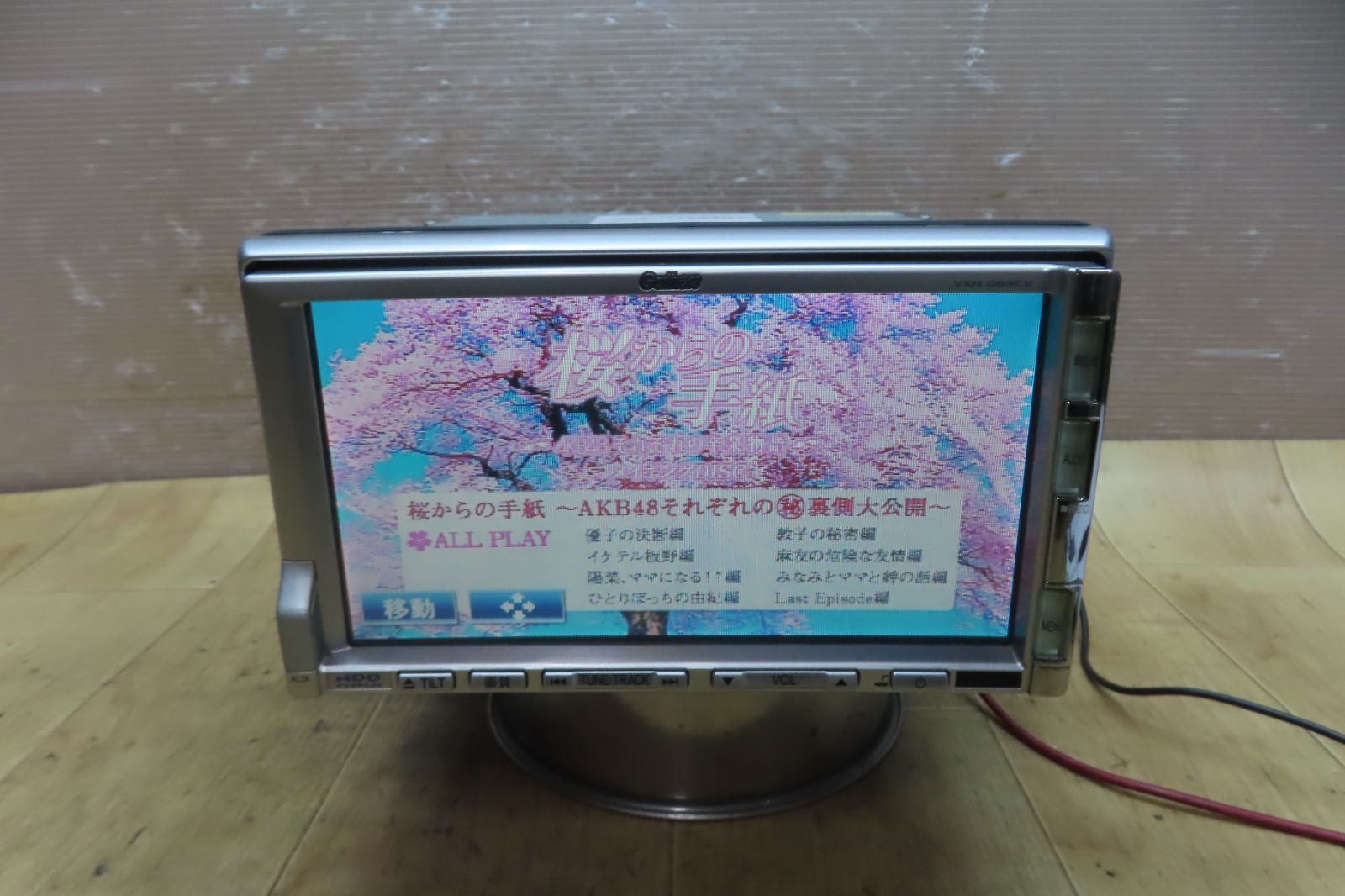 動作保証付F5426/ホンダ純正 VXH-089CV HDDナビ 地図2007年 CD DVD再生