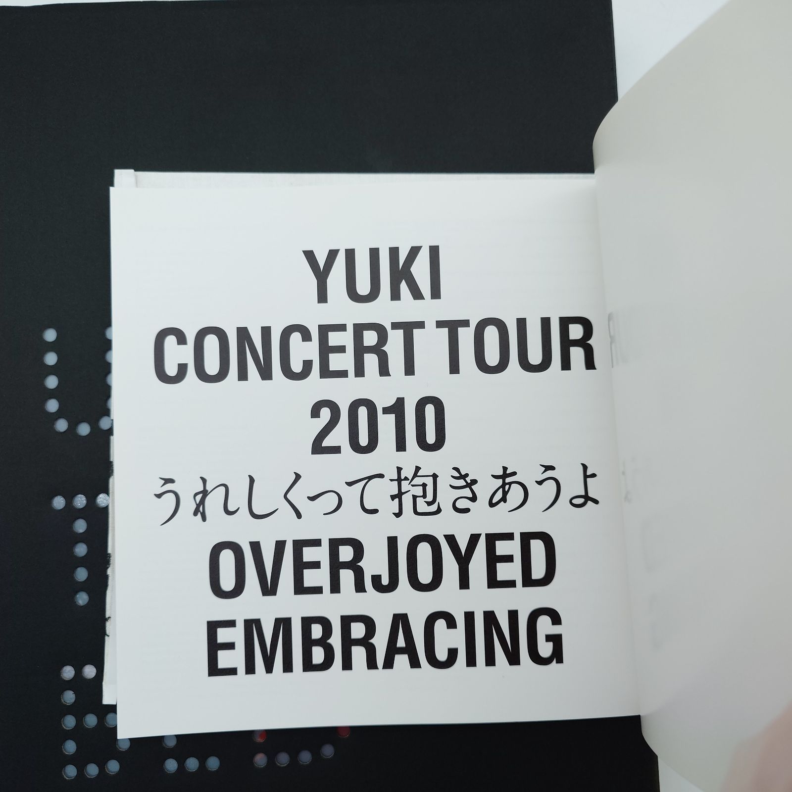 7 YUKI ツアーパンフレット（うれしくって抱きあうよ、他） セット売り