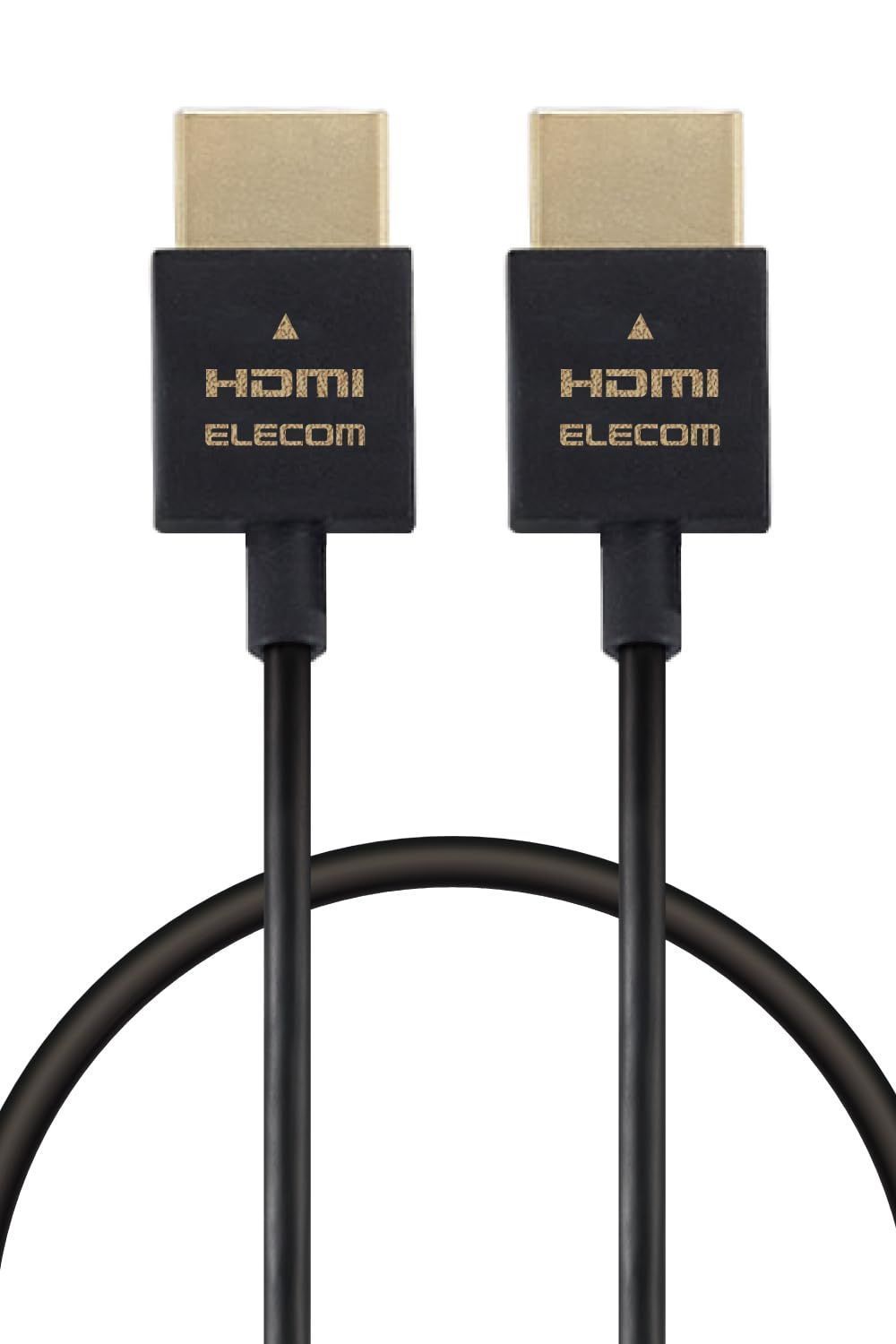 迅速発送】エレコム HDMI ケーブル 1m スーパースリム ハイスピード 4K