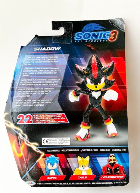 ソニック– 5インチ とシャドウ-5インチ 可動式フィギュアセット Amazon