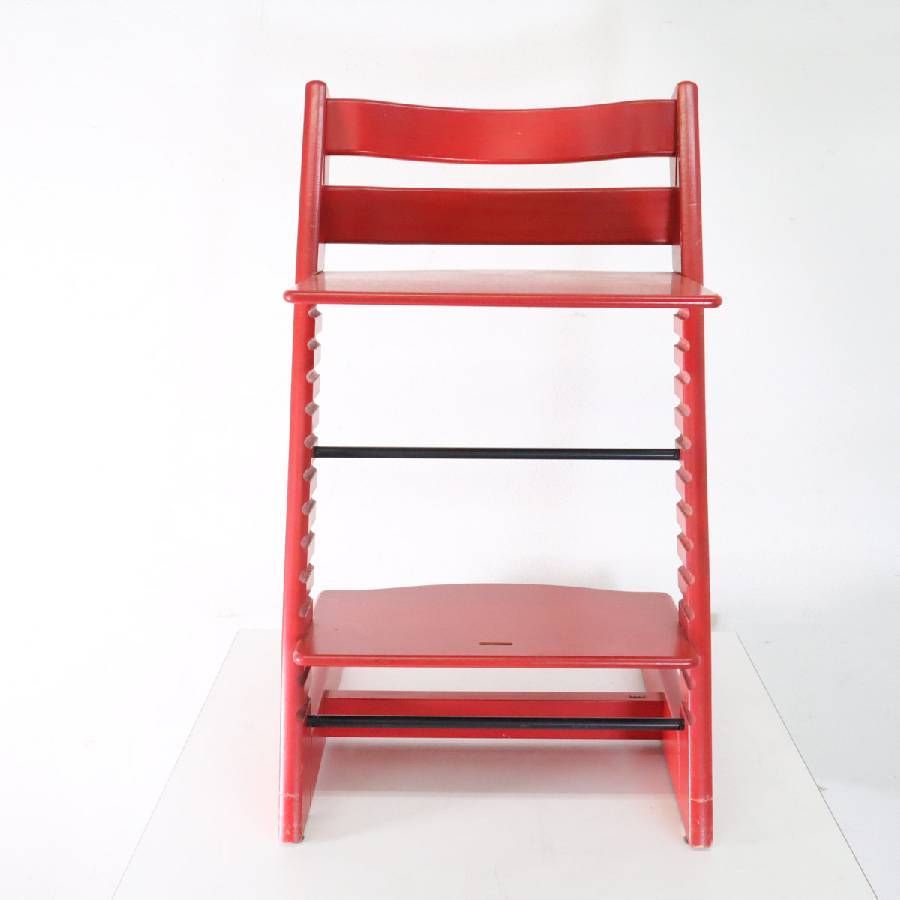 STOKKE ストッケ トリップトラップチェア 赤 シリアル3 新型 穴あり
