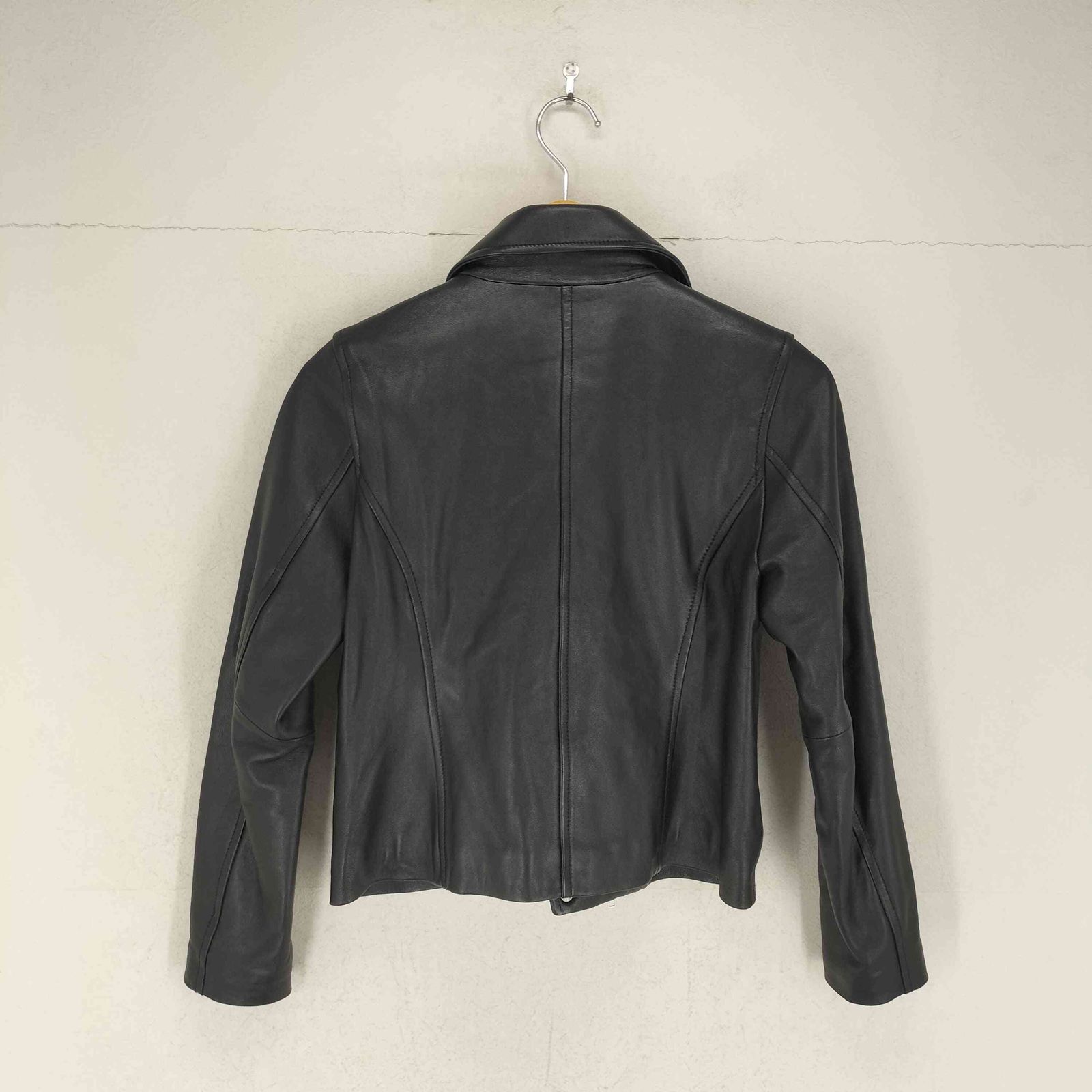 ニコアンド niko and sheep leather ラムレザーダブルジップダブル