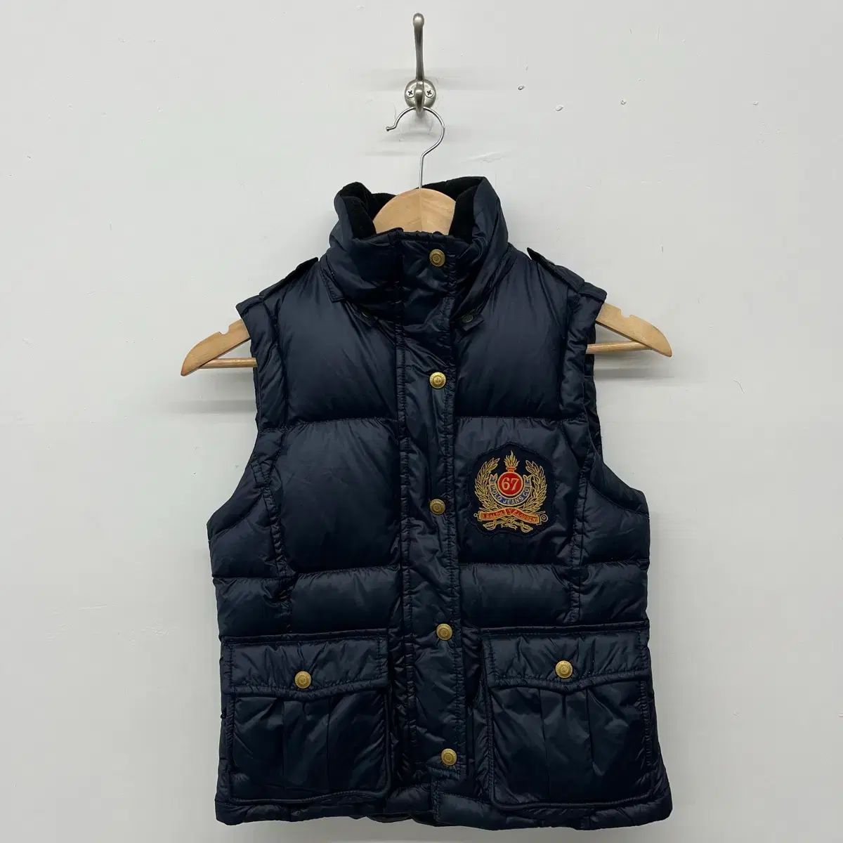 ポロ ラルフローレン ダウン ベスト ネイビー レディース xs - メルカリ