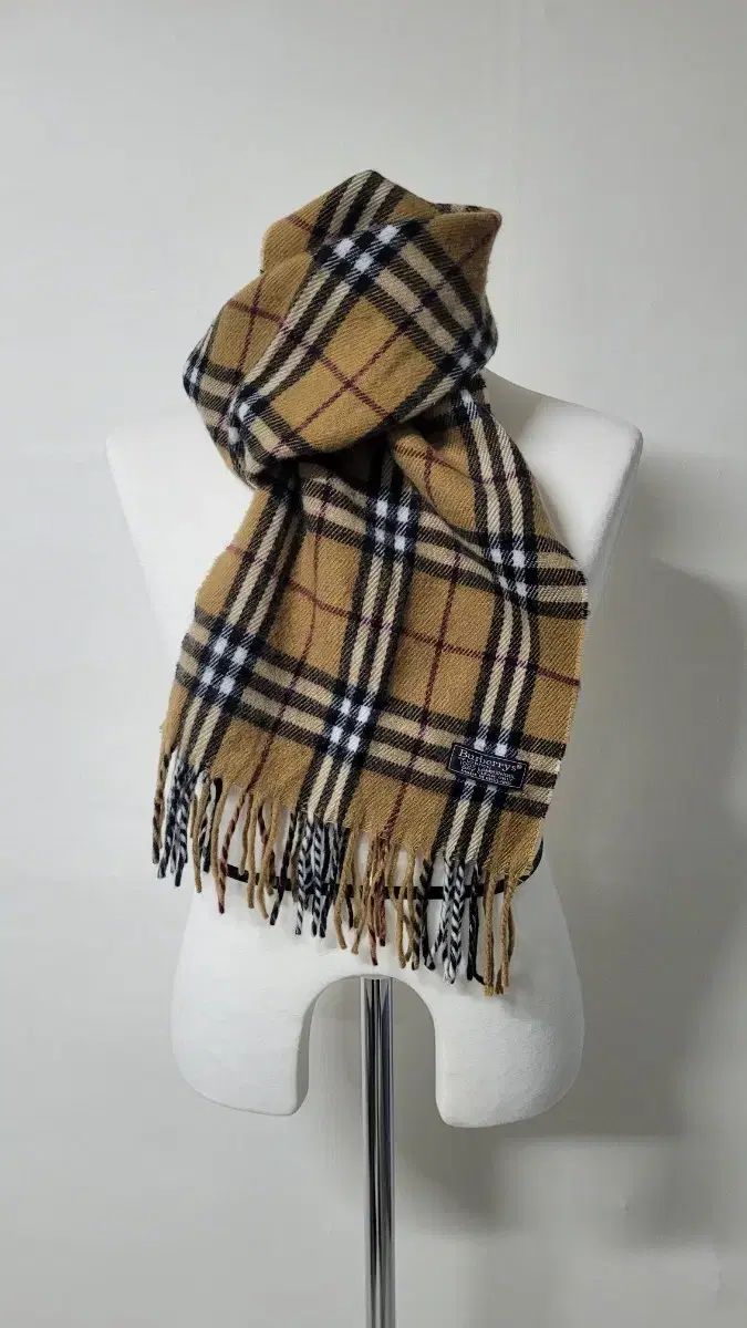 Burberrysバーバリー 90's 톤업ベージュ ノヴァチェック ラムウール