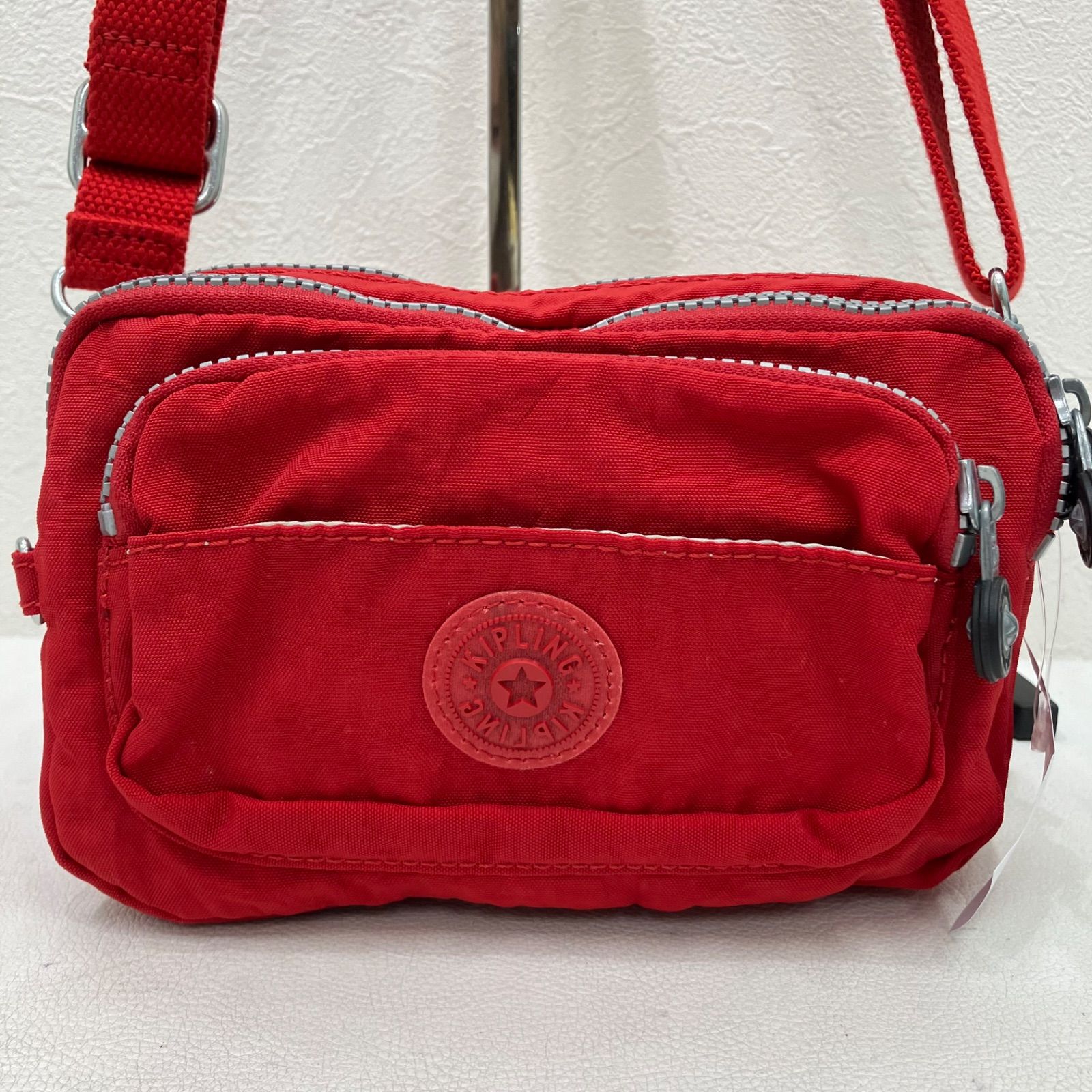 8705 Kipling キプリング ショルダーバッグ 2way ボディバッグ レッド 