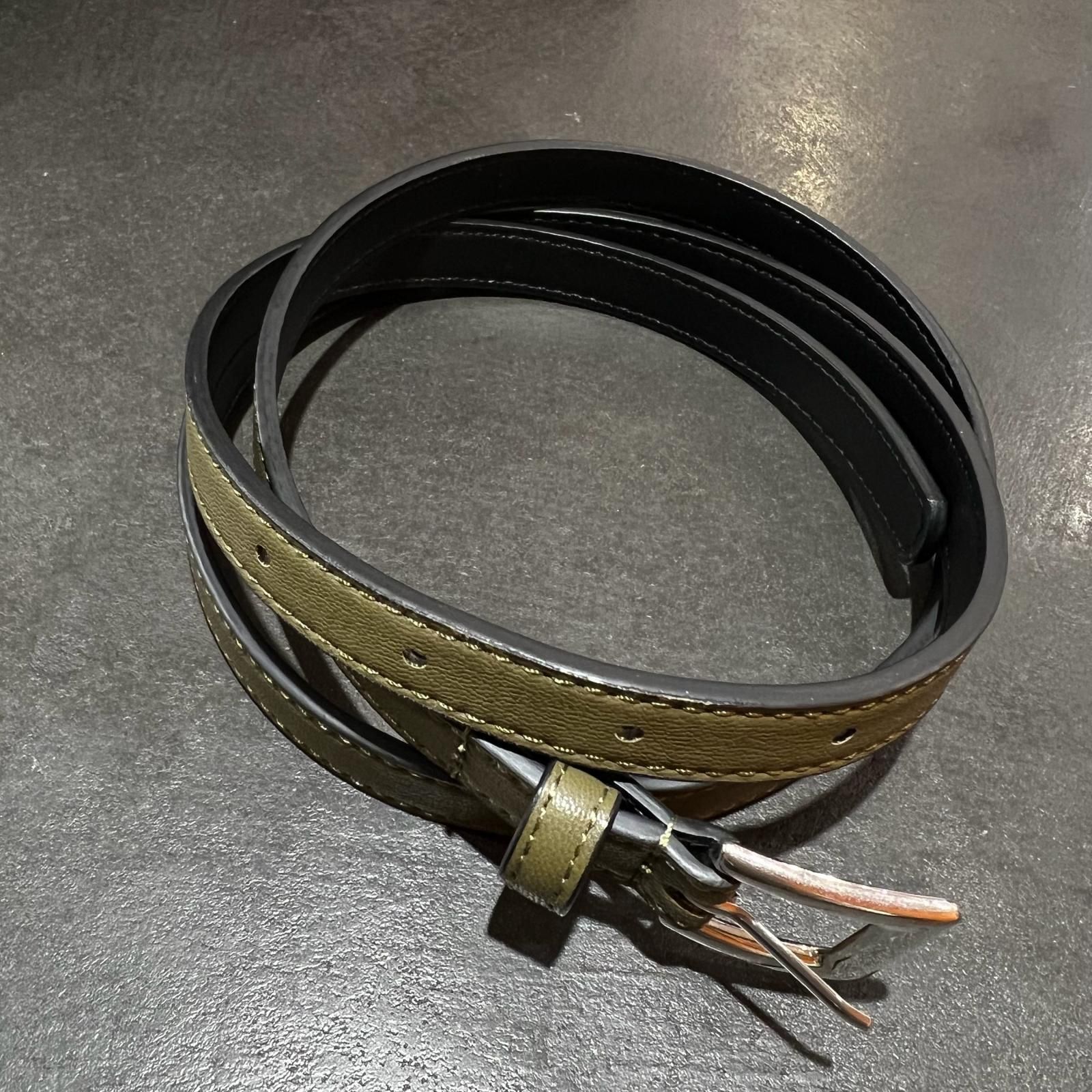 未使用 WTAPS 23AW T15 BELT SYNTHETIC シンセティックレザー ナロー