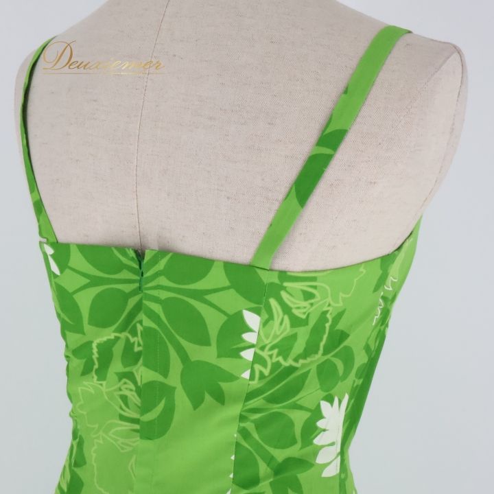 フラダンス 衣装 ワンピース ドレス 配送 パンドール グリーン系