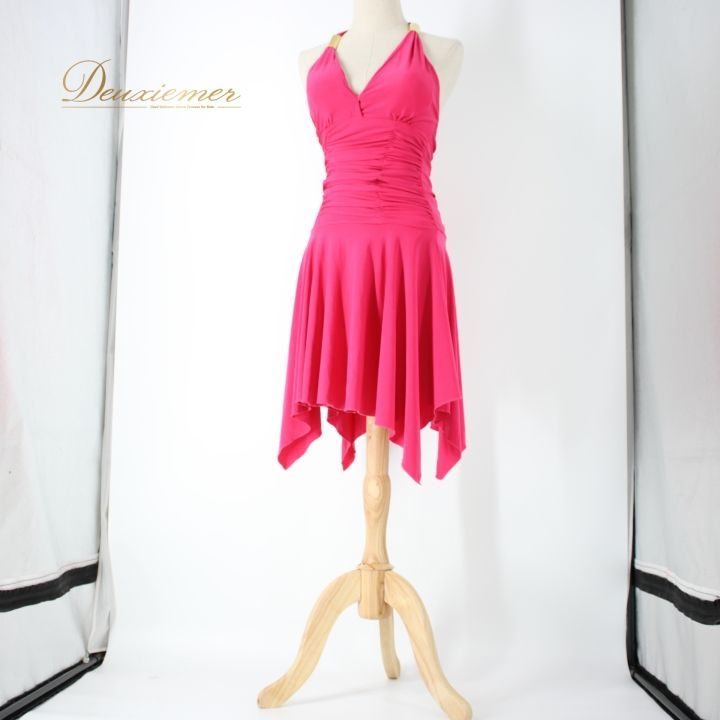 社交ダンス 衣装 ラテン ドレス ワンピース パーティドレス ICHIOKU