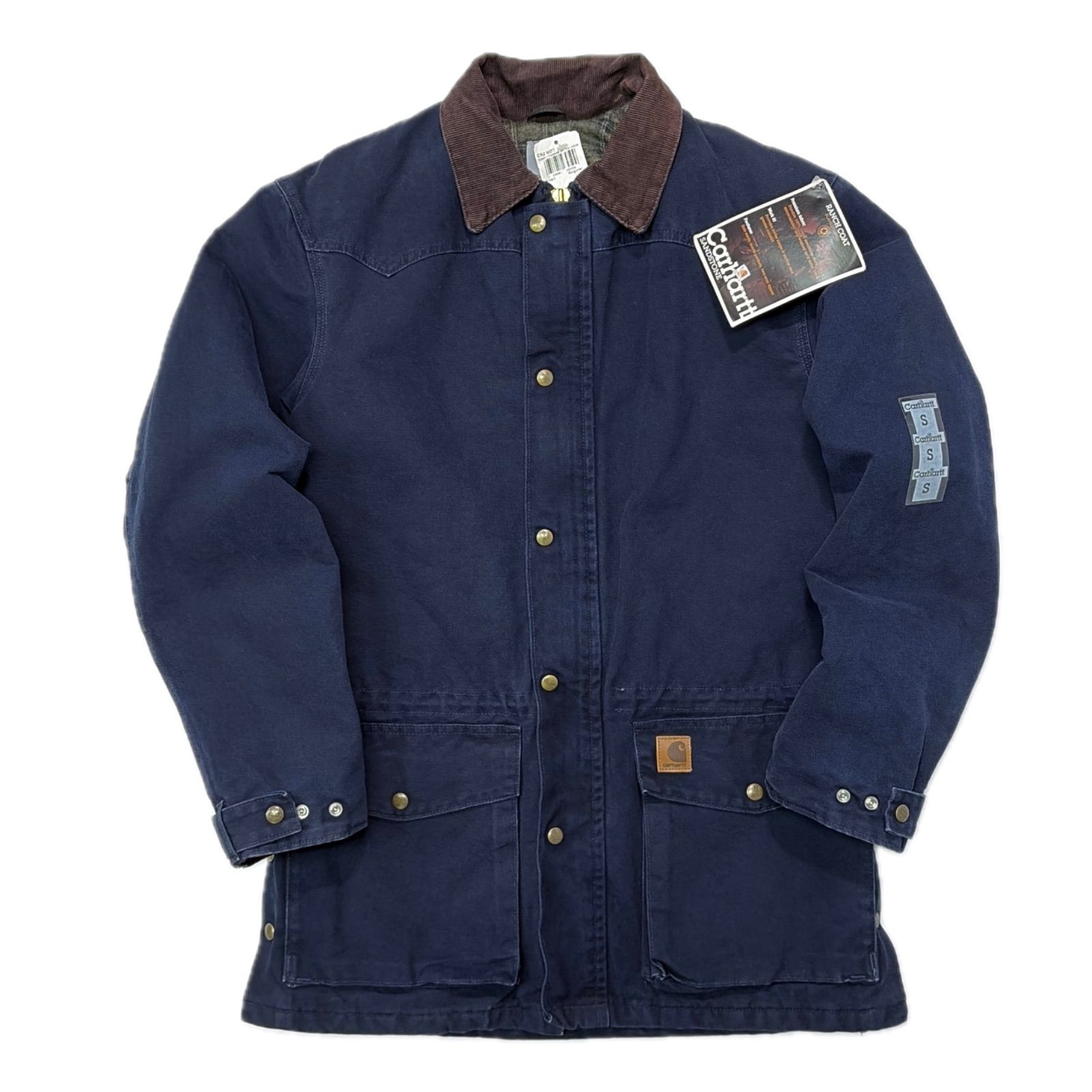デッドストック 00s カーハート C52MDT ダック ワーク ジャケット 紺